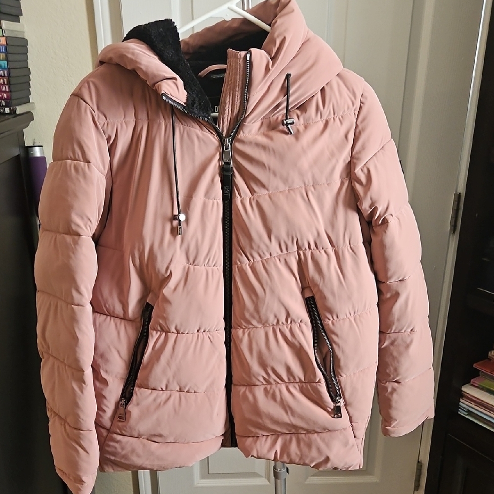 Women's Pink DKNY Puffer Jacket